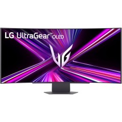 Ecran PC Gamer Incurvé - LG ELECTRONICS - 45 - WQHD - 240Hz - Dalle OLED - 0,03ms - Ajustable en hauteur - 45GX900A-B