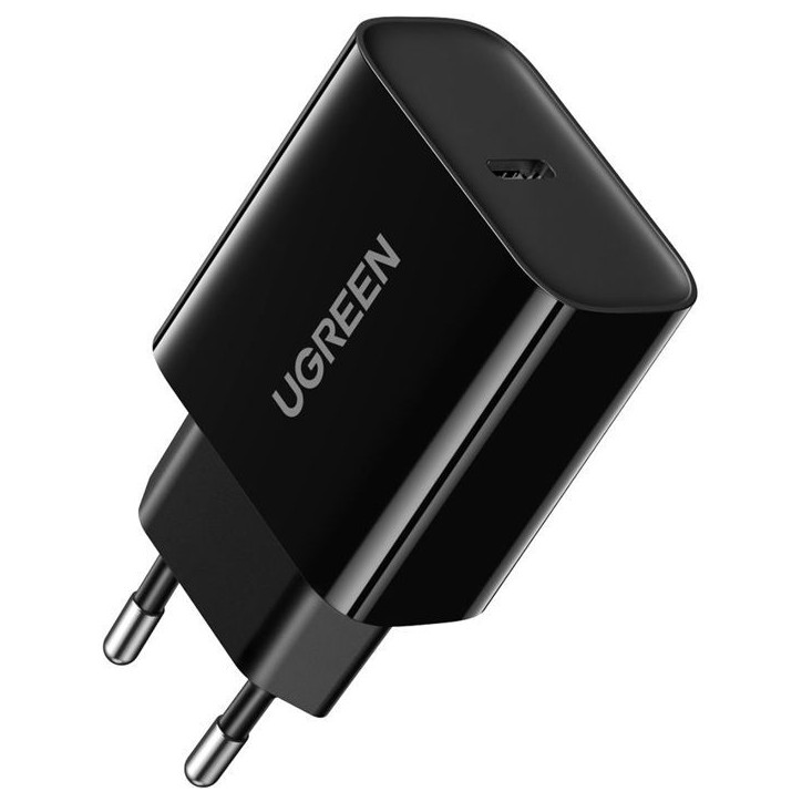 Chargeur secteur - UGREEN - 1 Port USB-C - 20W - Noir