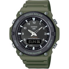Montre - CASIO - AQ-S820W - Homme - Vert - Solaire - Ana-Digital
