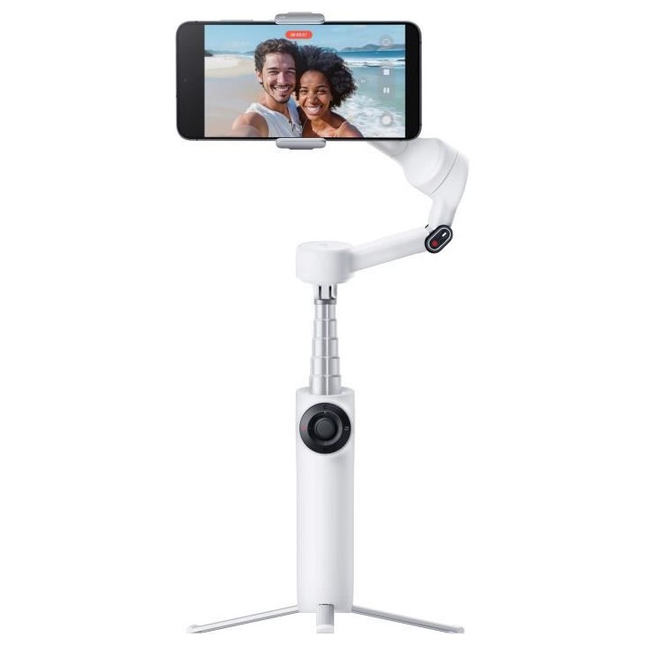 Stabilisateur smartphone - INSTA360 - Flow 2 - Suivi panoramique 360° - Blanc - Pack standard