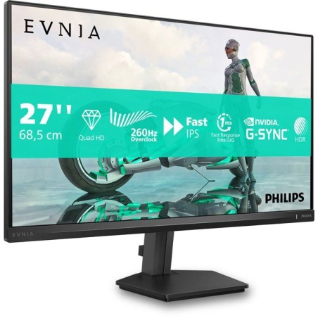 Ecran PC Gamer - PHILIPS - 27'' - 4K/FHD - 160Hz/320Hz - HP - Dalle Fast IPS - 0,5ms - Réglable en hauteur - 27M2N3800A/00