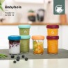 Babymoov Babybols en verre - Multiset - Pots de conservation hermétiq