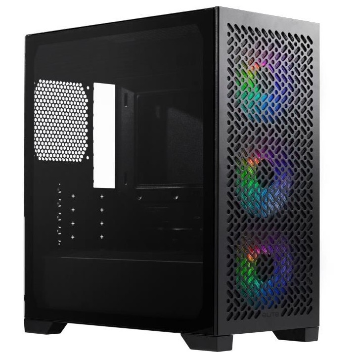 Boitier PC Gaming - COOLER MASTER - E302-KGNN-S00 - Elite 302 - Mini-Tower - ATX, Micro-ATX et Mini-ITX