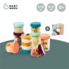Babymoov Babybols en verre - Multiset - Pots de conservation hermétiq