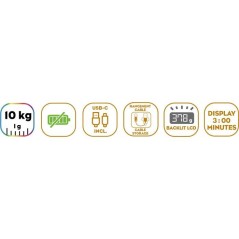Balance de cuisine - LITTLE BALANCE - 8845 - Happy Genius 10 - USB - S
