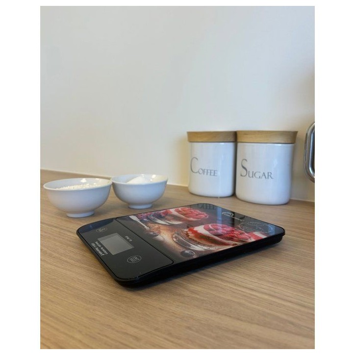 Balance de cuisine - LITTLE BALANCE - 8846 - Happy Genius 10 - USB - Sans pile - Cheesecakes