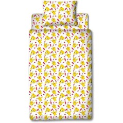 Set de chambre - POKEMON - Pikachu - Housse 140 x 200 cm + Taie 63 x 6