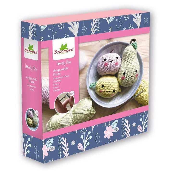 Lovely Box - SYCOMORE - Amigurumi - Fruits - Des 10 ans Lovely Box - SYCOMORE - Amigurumi - Fruits - Des 10 ans