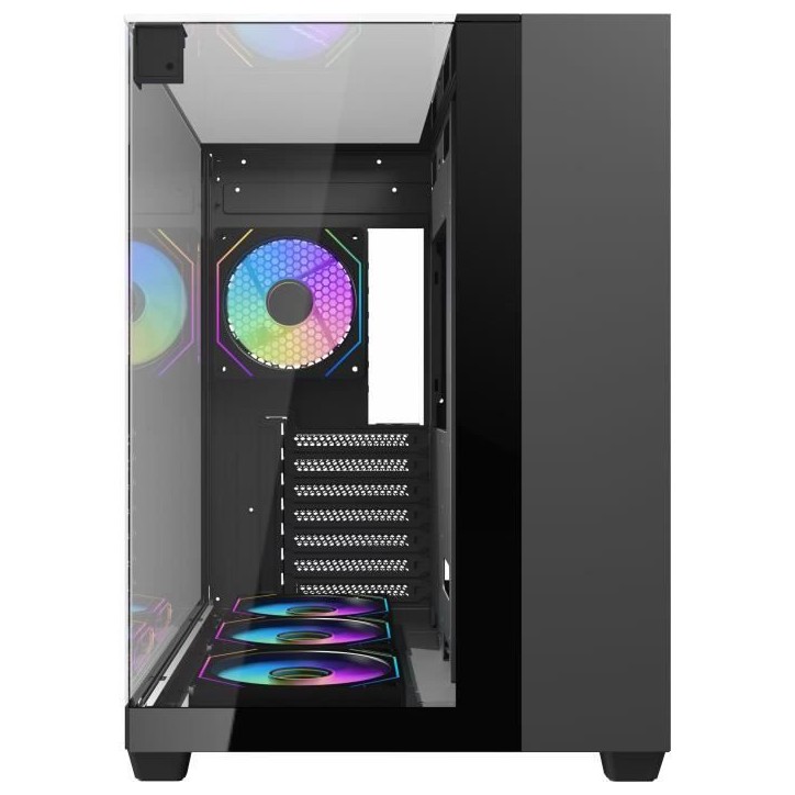 Boîtier PC - Darkflash - TH285 Noir - Moyen tour - Format ATX - 4x120mm A-RGB - Noir Boîtier PC - Darkflash - TH285 Noir - Moyen tour - Format ATX - 4x120mm A-RGB - Noir