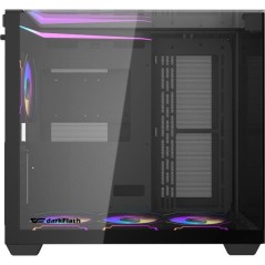Boîtier PC - Darkflash - TH285 Noir - Moyen tour - Format ATX - 4x120