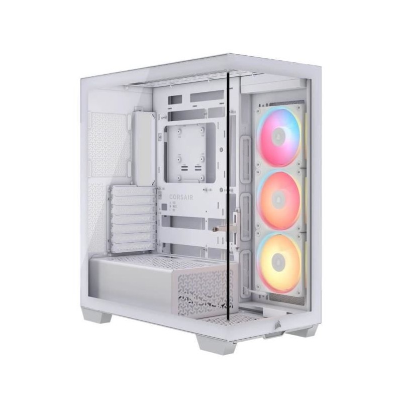 Boitier PC - CORSAIR - 3500X LXR LINK Tempered Glass Mid-Tower - 3 ven