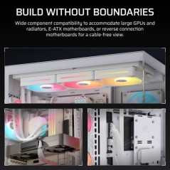 Boitier PC - CORSAIR - 3500X LXR LINK Tempered Glass Mid-Tower - 3 ven