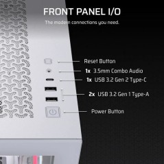 Boitier PC - CORSAIR - 3500X LXR LINK Tempered Glass Mid-Tower - 3 ven