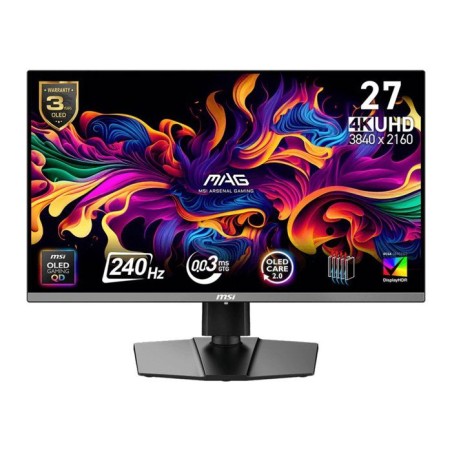 Ecran PC Gamer - MSI - 26.5 - UHD - 240Hz - Dalle QD-OLED - 0,03ms - A