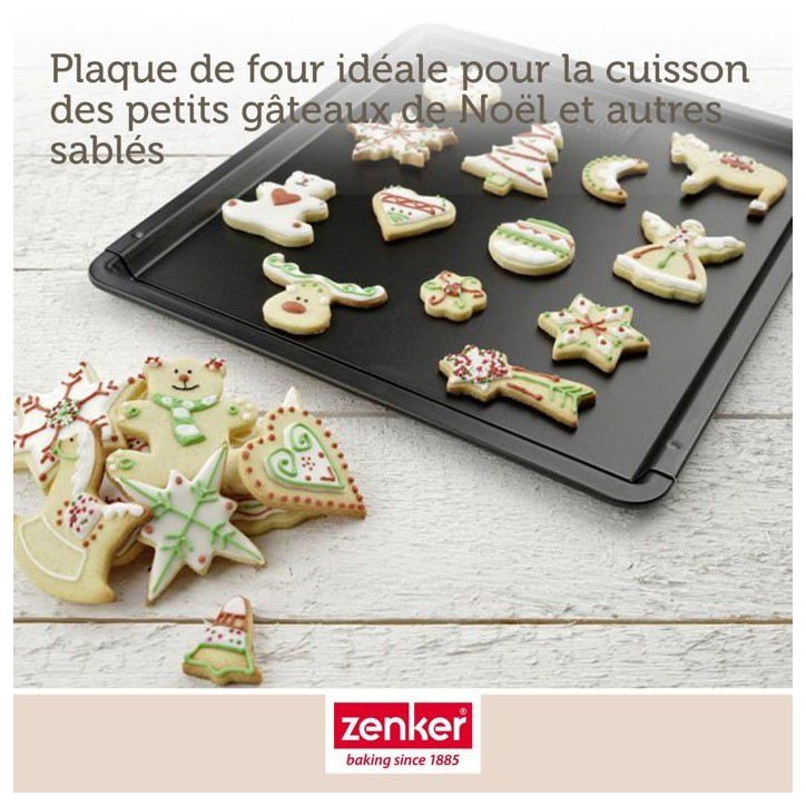 Ensemble de 2 Plaques a pâtisserie extensible - ZENKER - Black Metallic - 37 a 52 x 33 cm Ensemble de 2 Plaques a pâtisserie extensible - ZENKER - Black Metallic - 37 a 52 x 33 cm