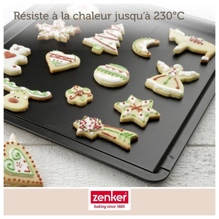 Ensemble de 2 Plaques a pâtisserie extensible - ZENKER - Black Metallic - 37 a 52 x 33 cm Ensemble de 2 Plaques a pâtisserie extensible - ZENKER - Black Metallic - 37 a 52 x 33 cm
