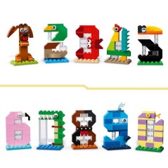 LEGO 40807 Les Chiffres d'Anniversaire - Figurines de Gâteau Animaux