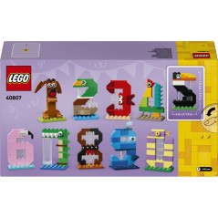 LEGO 40807 Les Chiffres d'Anniversaire - Figurines de Gâteau Animaux