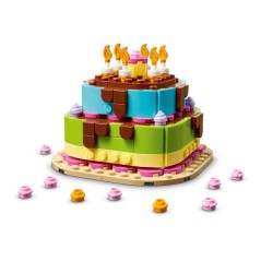 LEGO 40815 Le Gâteau d'Anniversaire - Jeu de Construction des 7 ans -