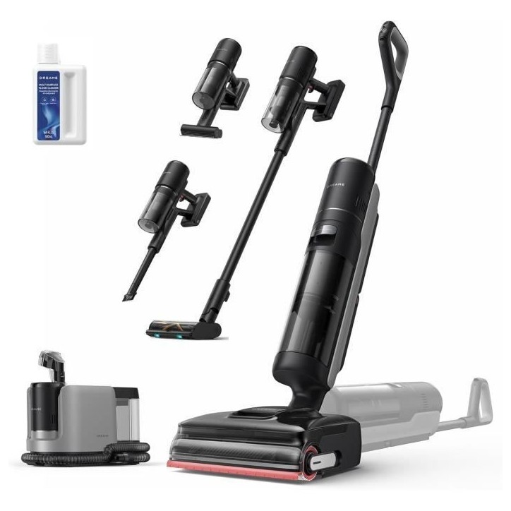 DREAME H15 Mix Aspirateur Laveur 7-en-1 - Bras robotique IA - Nettoyage des Bords Triple - 23 kPa - Lavage Brosse a l'eau a 100 DREAME H15 Mix Aspirateur Laveur 7-en-1 - Bras robotique IA - Nettoyage des Bords Triple - 23 kPa - Lavage Brosse a l'eau a 100