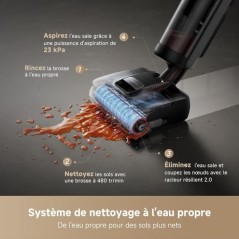 DREAME H15 Mix Aspirateur Laveur 7-en-1 - Bras robotique IA - Nettoyag