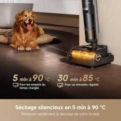 DREAME H15 Mix Aspirateur Laveur 7-en-1 - Bras robotique IA - Nettoyag