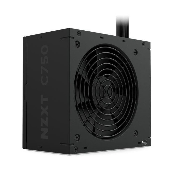 Alimentation PC - NZXT - PA-7B3BB-EU - 750 W - 80 Plus Bronze - Fully-modular - ATX 3.1 Power Supply - EU Power Cord Alimentation PC - NZXT - PA-7B3BB-EU - 750 W - 80 Plus Bronze - Fully-modular - ATX 3.1 Power Supply - EU Power Cord