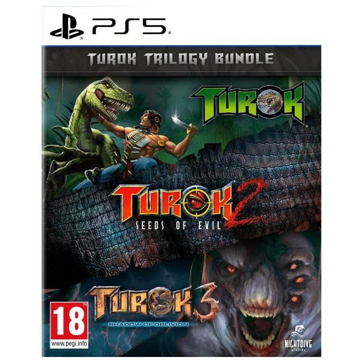 Turok Trilogy Bundle - Jeu PS5 Turok Trilogy Bundle - Jeu PS5