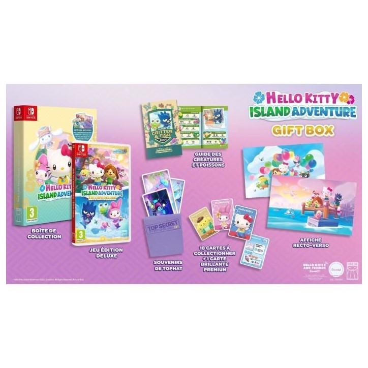 Hello Kitty Island Adventure - Pack cadeau - Jeu Nintendo Switch Hello Kitty Island Adventure - Pack cadeau - Jeu Nintendo Switch