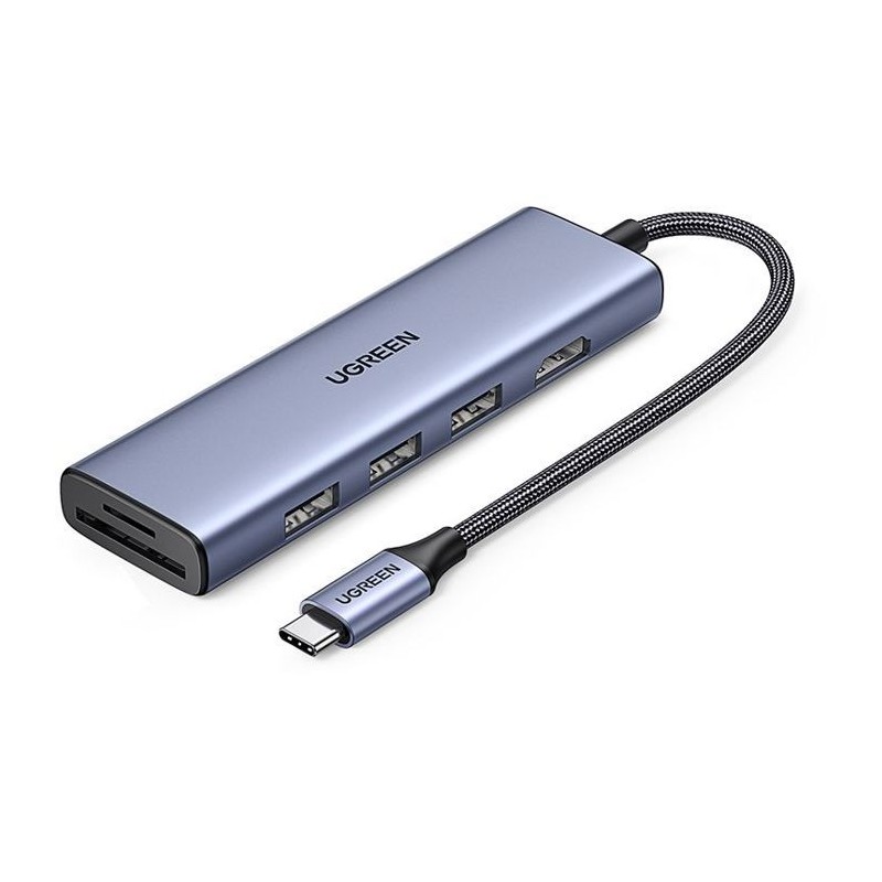 Adaptateur USB-C multifonction - UGREEN - Gris