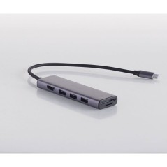 Adaptateur USB-C multifonction - UGREEN - Gris