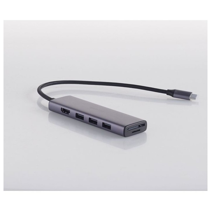 Adaptateur USB-C multifonction - UGREEN - Gris Adaptateur USB-C multifonction - UGREEN - Gris