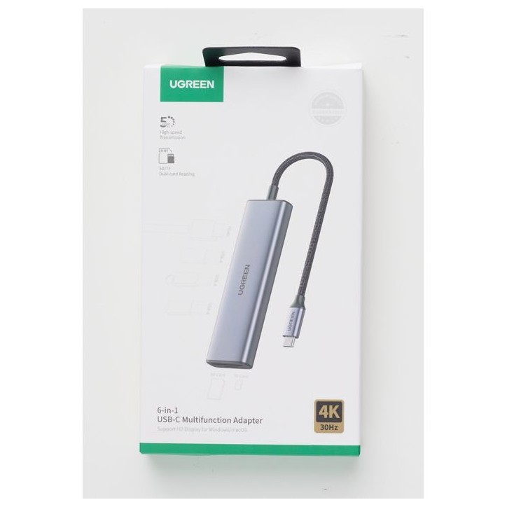 Adaptateur USB-C multifonction - UGREEN - Gris Adaptateur USB-C multifonction - UGREEN - Gris