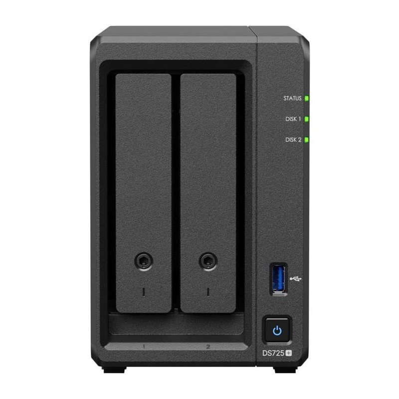 Serveur NAS PME - SYNOLOGY - DS725+ - 2 baies - 4 Go de RAM