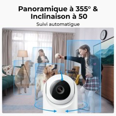 Caméra d'intérieur - REOLINK - E series E321 - Vision nocturne - Bla