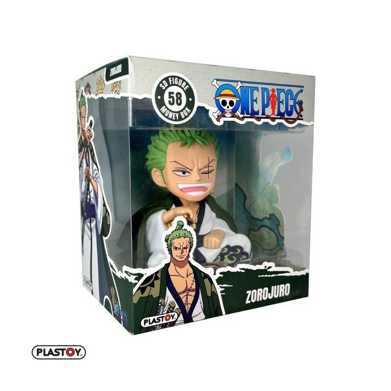 Tirelire - PLASTOY - One Piece Zorojuro - Plastique - 15 cm