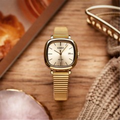 Montre - CASIO - LTP-B166G - Femme - Doré - Quartz - Analogique