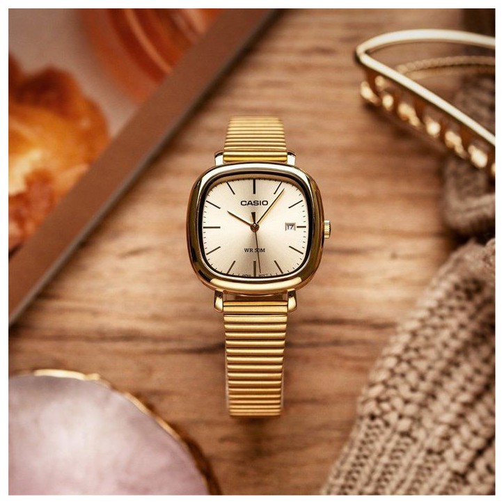 Montre - CASIO - LTP-B166G - Femme - Doré - Quartz - Analogique Montre - CASIO - LTP-B166G - Femme - Doré - Quartz - Analogique