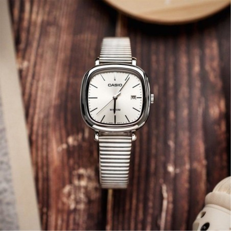 Montre - CASIO - LTP-B166D - Femme - Blanc - Quartz - Analogique