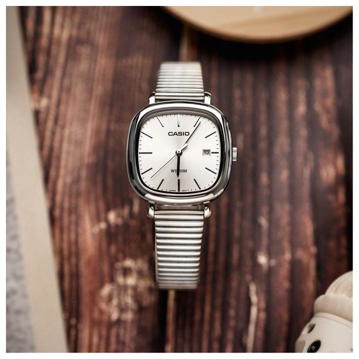 Montre - CASIO - LTP-B166D - Femme - Blanc - Quartz - Analogique