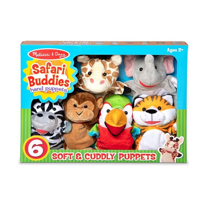 COFFRET 6 MARIONNETTES SAFARI Melissa & Doug