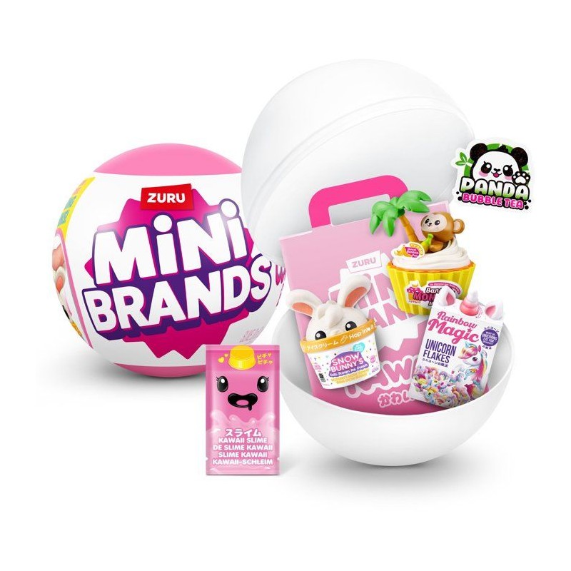 Capsule surprise - Figurine - ZURU - Mini Brands Kawaii - Modele aléa