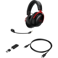 Casque Gamer Sans Fil HyperX Cloud III S Wireless pour PC, Mac, PS5, M