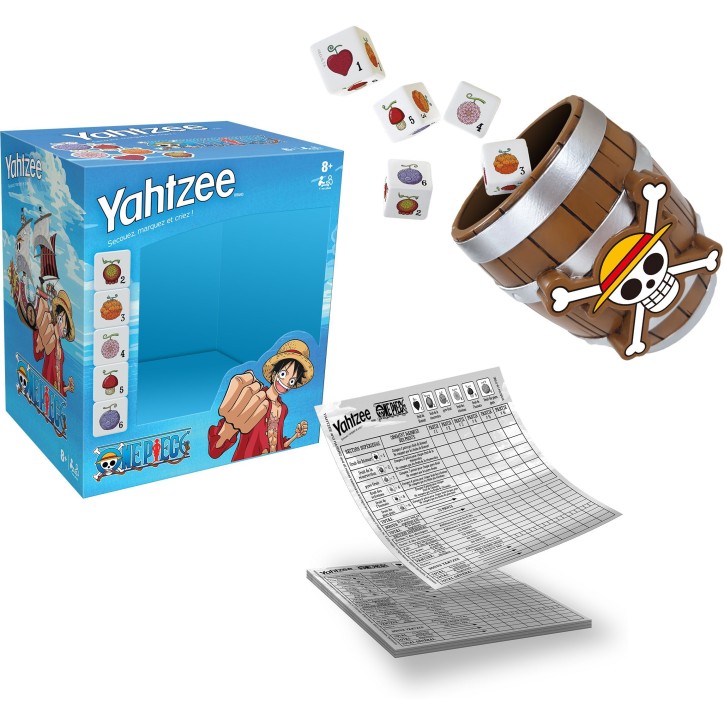 YAHTZEE One Piece - Jeu de société - WINNING MOVES - Des 8 ans YAHTZEE One Piece - Jeu de société - WINNING MOVES - Des 8 ans