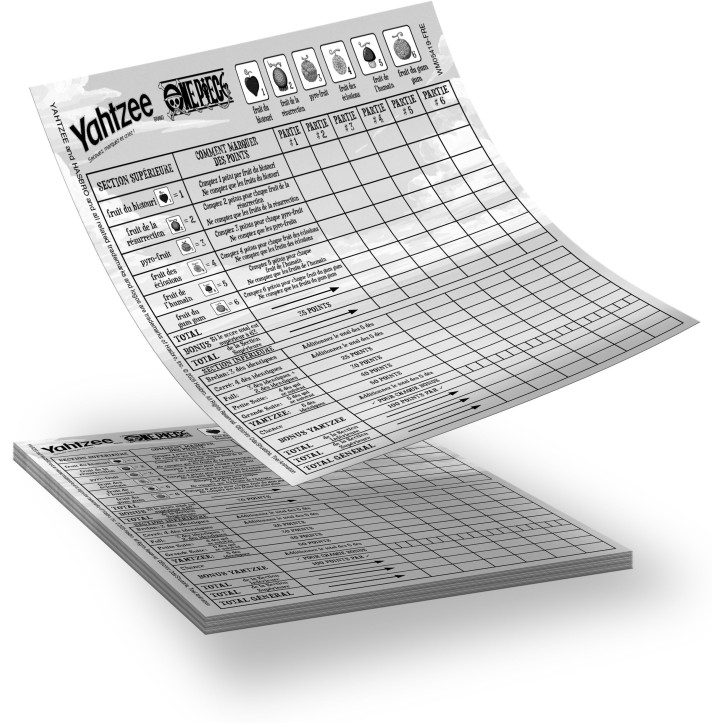 YAHTZEE One Piece - Jeu de société - WINNING MOVES - Des 8 ans YAHTZEE One Piece - Jeu de société - WINNING MOVES - Des 8 ans