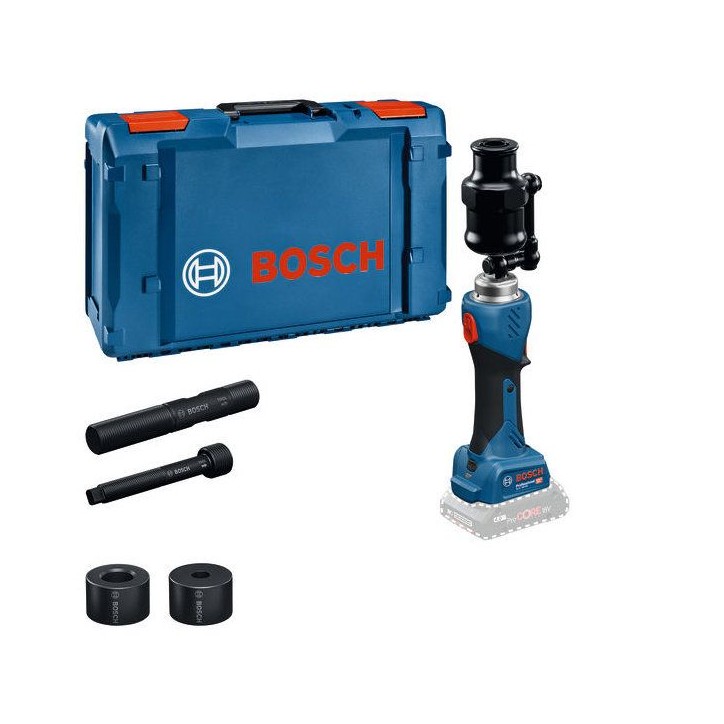 Poinçonneuse hydraulique sans-fil BOSCH PROFESSIONAL - GLH 18V-60 - 18V - 2 entretoises + 2 goujons d'extraction Poinçonneuse hydraulique sans-fil BOSCH PROFESSIONAL - GLH 18V-60 - 18V - 2 entretoises + 2 goujons d'extraction