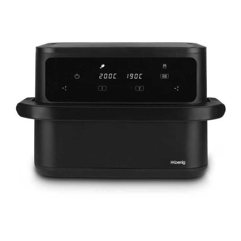 Friteuse sans huile HKoeNIG - FRY960 - Capacité 10L convertible 2 x 5
