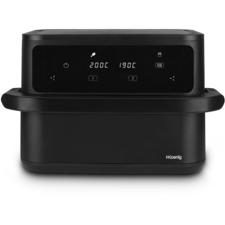 Friteuse sans huile HKoeNIG - FRY960 - Capacité 10L convertible 2 x 5