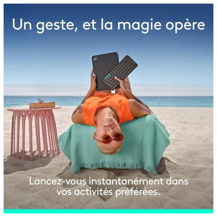 Etui clavier - Logitech - Flip Folio - Pour iPad et iPad Air 11 pouces (M4 et M5) (M2, M3 & M4) (5e génération) - Graphite Etui clavier - Logitech - Flip Folio - Pour iPad et iPad Air 11 pouces (M4 et M5) (M2, M3 & M4) (5e génération) - Graphite