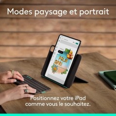 Etui clavier - Logitech - Flip Folio - Pour iPad et iPad Air 11 pouces